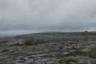 Karst pavements and topography of the Burren approx 5km south of Ballyvaughan Co Clare Ireland. Exposures of the Dinantian Burren Limestone Formation are composed of shallow water carbonates. Note the clints (limestone blocks) and grikes (joints formed by Variscan folding (Coller, 1984) and fracturing) enlarged by Pleistocene disolution (Williams, 1966).